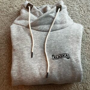 NWT Gray Alaska Hoodie